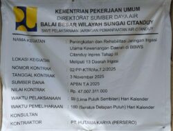 FORTABES Soroti Proyek Irigasi BBWS: Minim Sosialisasi, Lingkungan Terdampak, Spesifikasi Dipersoalkan