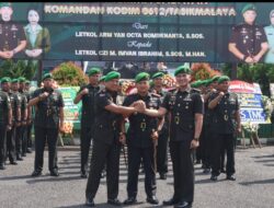 Letkol Czi M. Imvan Ibrahim Resmi Jabat Dandim 0612/Tasikmalaya
