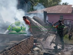 Rumah Warga di Langkat Ludes Terbakar, Tidak Ada Korban Jiwa