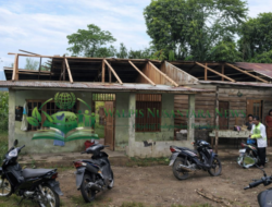 Angin Kencang Terjang Dairi, Sembilan Rumah Warga Rusak Parah