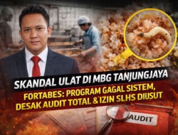 Kasus Ulat di MBG Meledak, FORTABES Desak Usut Tuntas Legalitas Dapur dan Standar Higiene