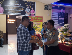 Pisah Sambut Kapolsek Medan Tuntungan Berlangsung Khidmat, Iptu Syawal Sitepu Serahkan Jabatan kepada Iptu Aidil Ginting