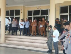Ratusan Massa SPSI Kepung Kantor Bupati, Tuntut Optimalisasi LKS Tripartit dan Perbaiki Nasib Pekerja