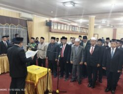 Penyegaran Birokrasi, Bupati Aceh Singkil Lantik 57 Pejabat Administrator, Pengawas dan Tenaga Kesehatan